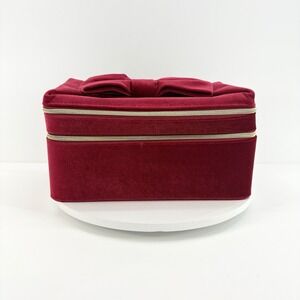 2024 Estee Lauder Red Velvet Limited Ed Holiday Beauty Box CASE‎ ONLY Bow Handle